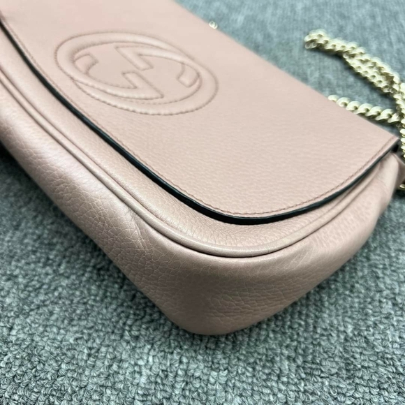 100% Authentic GUCCI Soho Leather Shoulder Bag 635-101724 - Picture 7 of 13
